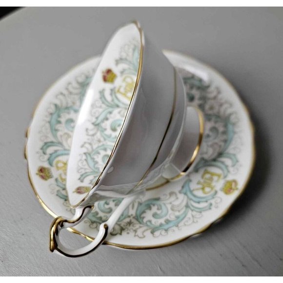 Rare Paragon Queen Elizabeth II Coronation Tea cup and Saucer Bone China 1953 - Picture 2 of 8